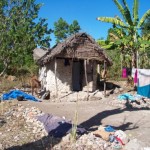Typical Haitian hut Typical Haitian hut