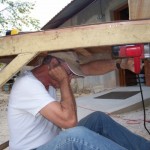 Homemade table saw holder