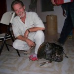 Bro. Chuck & his turkey