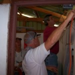 Bill, Bryan & Karl running wire