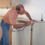 Joe sanding serving table