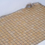 Tile in bathroom showers