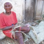 Lady weaving