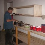 Ken at serving table Ken at serving table