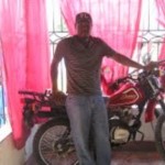 Simon's new motorcycle