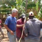 Chris (Global Outreach Ministry) with drilling team