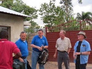 Arriving at the mission house