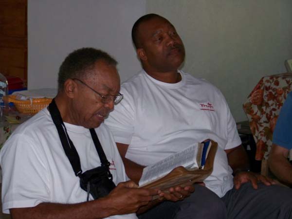 Pastor Lewis & his son, Lou