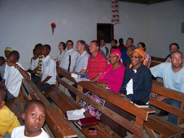 Team in church