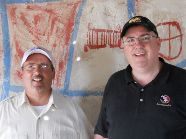 Pastor Mark & Sean in voodoo temple