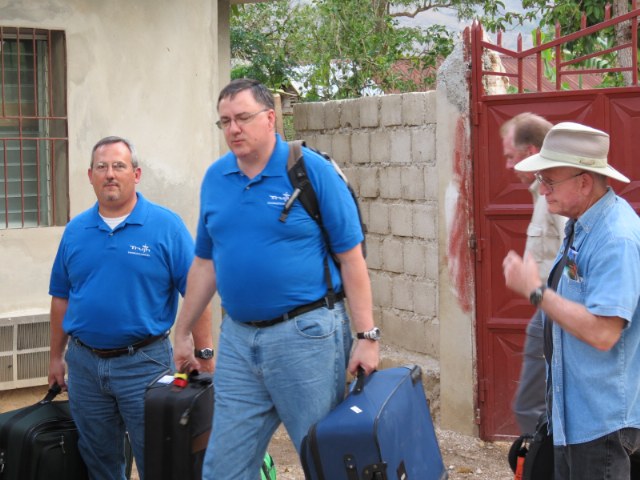 Arriving at the mission house