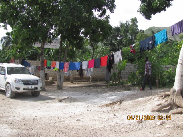 We thank the Haitian ladies for doing our laundry