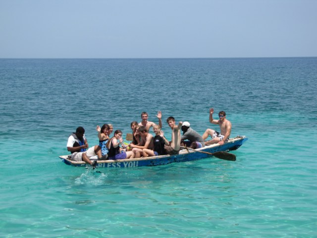 Team in the Caribbean